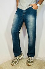 Jean RG512 Vintage Y2K 2000s Coupe Droite Brodé - Coton - FR42