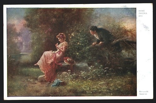 Carte postale artiste hans - postale, d'artiste
