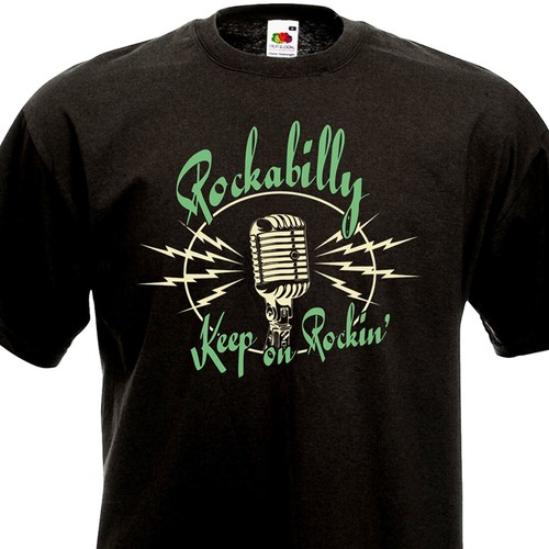 Shirt rockabilly keep on - keep,