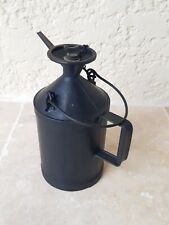 Ancien outil bidon à huile graisse ou essence SNCF Train voie gare chemin de fer