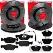 Disques De Frein GÉRÉS + Plaquettes Avant + Arrière Pour FIAT BARCHETTA 183