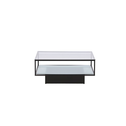 Table basse design - basse, verre