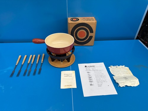 Creuset service fondue - creuset,