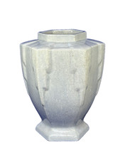 vase en faience craquelée