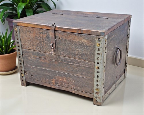 Coffre rangement bois - coffre, en