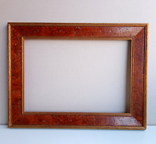 Cadre bois moderne style loupe de noyer