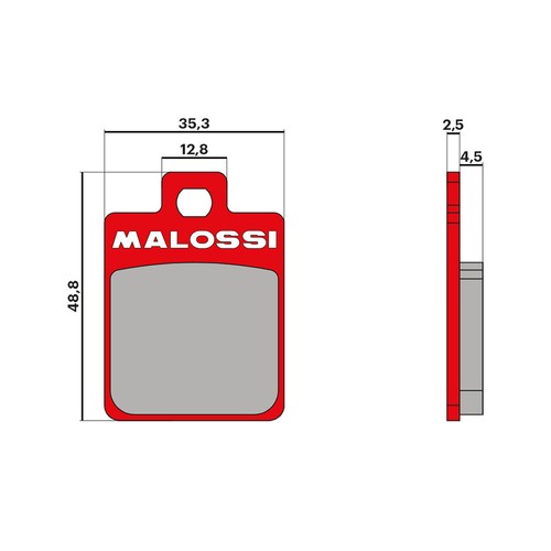 Plaquettes frein malossi - de,