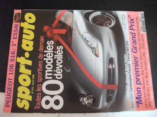 Revue sport auto n 411 - **ms, n°411