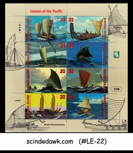 Marshall islands 1998 canoes - 1998,
