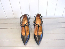 Escarpins salomés en cuir