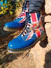 Dr. Martens Made In England ?? Vintage Rare Collector Union Jack Bulldog...
