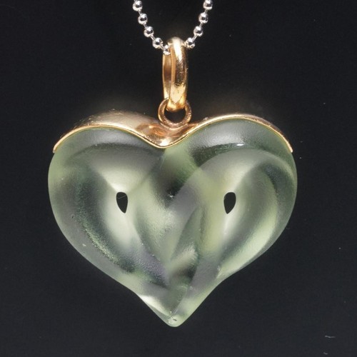 Collier coeur lalique - coeur,