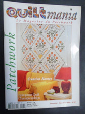 Quilt Mania Le magazine du patchwork N° 28 Couture Boîte chevrons Matelassage