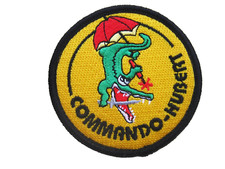 ECUSSON DES COMMANDOS MARINE LE COMMANDO HUBERT SCRATCH AU DOS 75MM