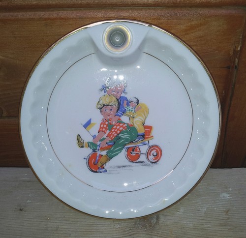 Ancienne assiette bouilli - à,