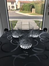 3 verres à orangeade whisky Luminarc modèle FLAMENCO 32 cl hauteur 11 cm