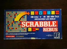 Vintage 1985 SCRABBLE Rébus Complet Jeu TBE Habourdin