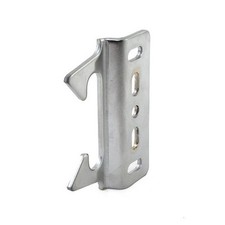 Gâche contrecoudée en applique pour serrure de portail PVC TIRARD