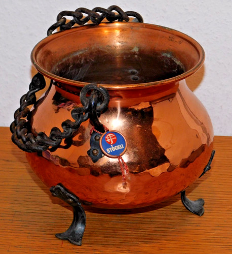 Vintage swiss 1980 pot - vintage,