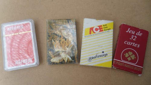 Jeu cartes publicitaire - 4x,