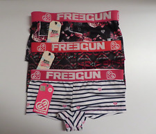 Lot de 3 SHORTY FREEGUN taille 10  12 ans culotte fille NEUF et 1 boite cadeau