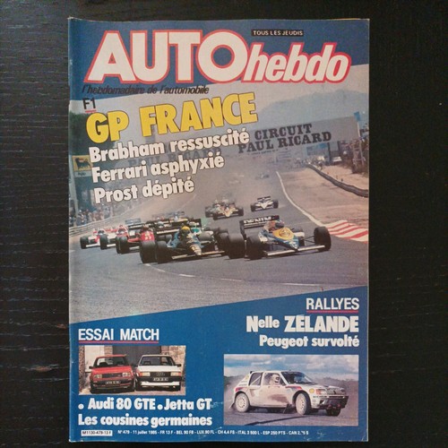 Auto hebdo 479 - hebdo, gte