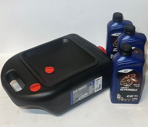 Trois litres huile elf 10w40 - trois,