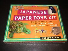 JAPANESE PAPER TOYS KIT - Turtle Publishing - Andrew Dewar