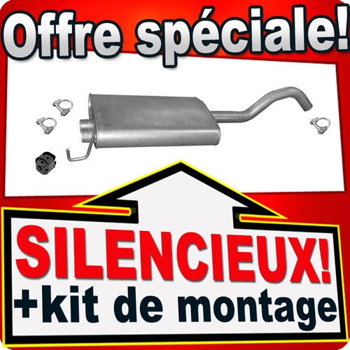 Silencieux intermédiaire pour - silencieux,