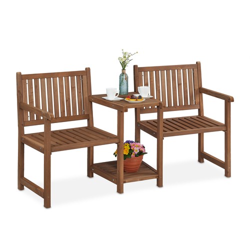 Banc jardin avec table 2 - de,