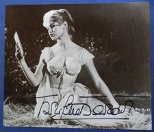 Photo vintage BRIGITTE BARDOT autographe dédicace (17 x 20 cm) Signed