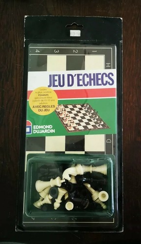 Vintage jeu echecs edmond - jeu,