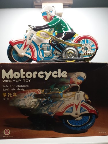 Jouet tôle moto clé - moto, à