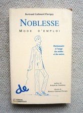 LIVRE NOBLESSE MODE D'EMPLOI