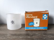 Verre standard lampe bleuet camping gaz