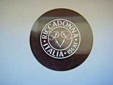 Capsule RICCADONNA - FLAN - Scritta Grande - Bordò Scuro & Bianco 15/AT - n° 12 