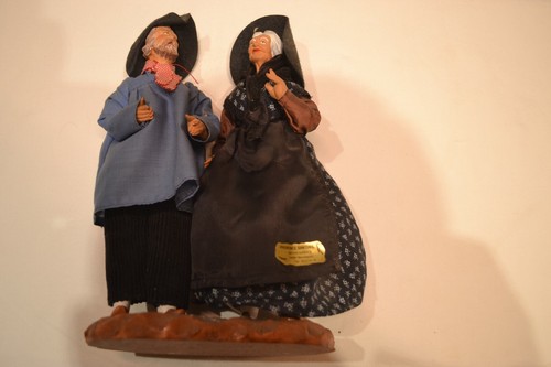 Ancien couple santons - ancien,