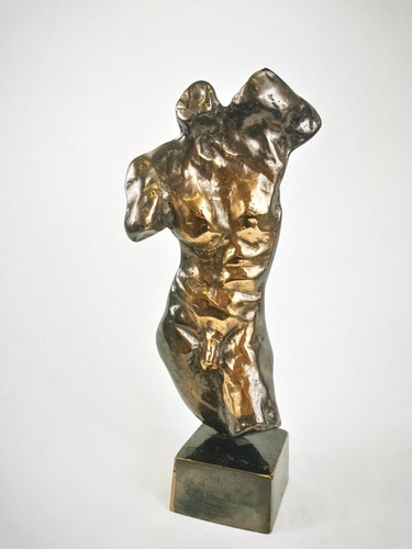 Sculpture bronze torse - sculpture,