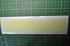 Stickers, jaune fluo, VR46 Rossi valentino , Yamaha, 46 15X68mm