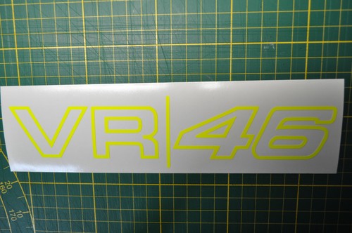 Stickers jaune fluo vr46 - fluo,,
