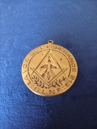 Médaille maçonnique glnf - médaille,