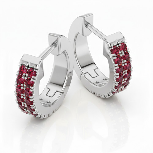 Boucle oreille cerceau - boucle, d'oreille