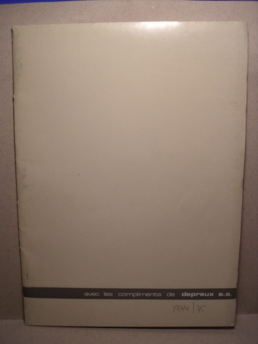 Catalogue depreux 1974 - ,