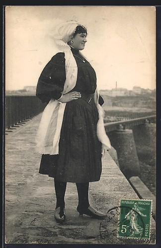 Cpa sablaise pays la loire - de,