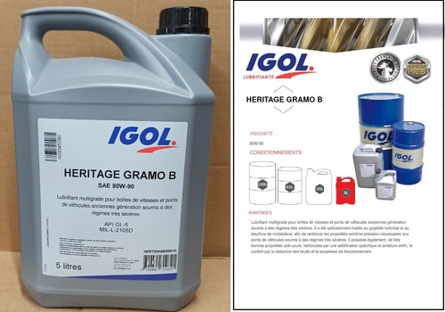 Litres huile igol heritage - huile,