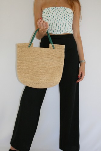 Sac cabas raphia sol eole - en,