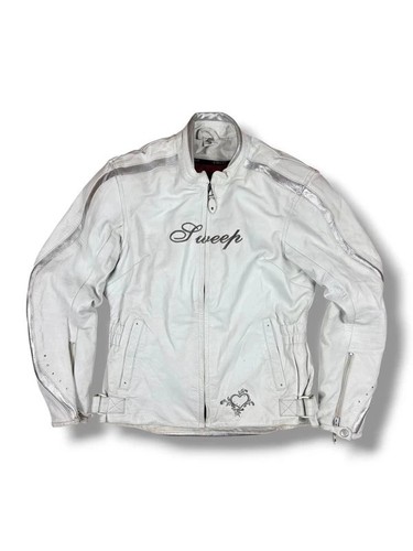 Blouson moto cuir vintage