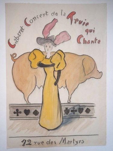 Affiche spectacle cabaret - affiche,