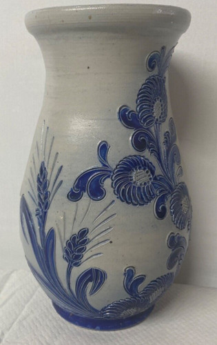 Vase grès ancien décors - ancien,