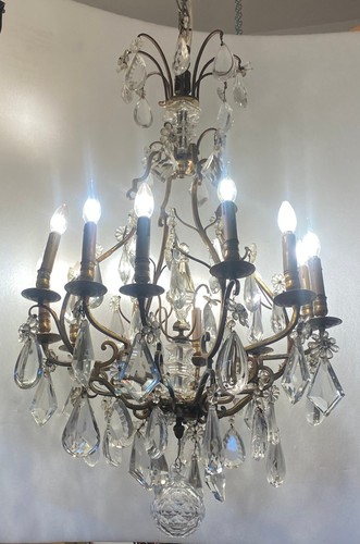 1880 1900 lustre cage - lustre,